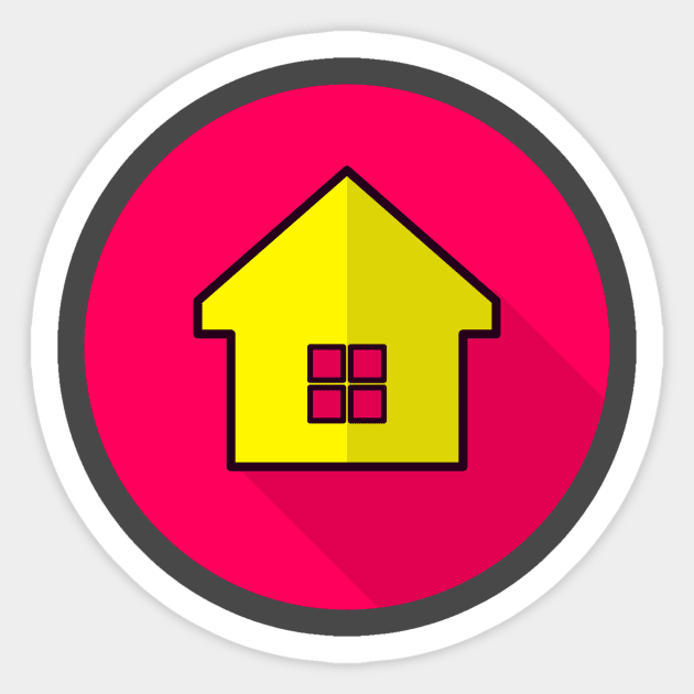 Home icon. Sticker by AraDesign